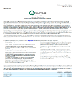 Oaktree Strategic Credit Fund | Resources